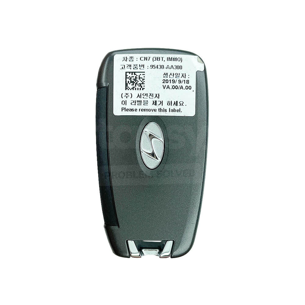 Hyundai Elantra/i30 Sedan 2020-2023 Genuine 3 Buttons Flip Remote Key 8A 433MHz 95430-AA300 FCC ID: MBEC3TX2004