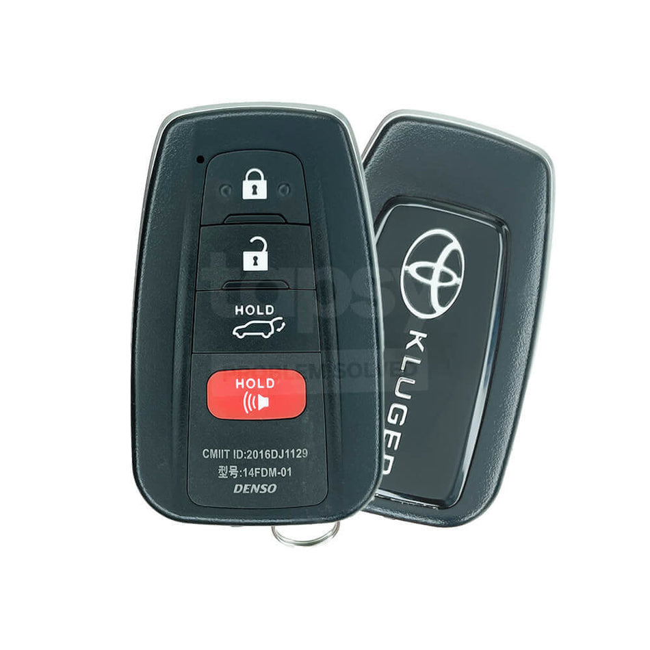Toyota Kluger 2021-2023 Original 3+1 Buttons Smart Remote Key 8A 312/314MHz 8990H-0E160