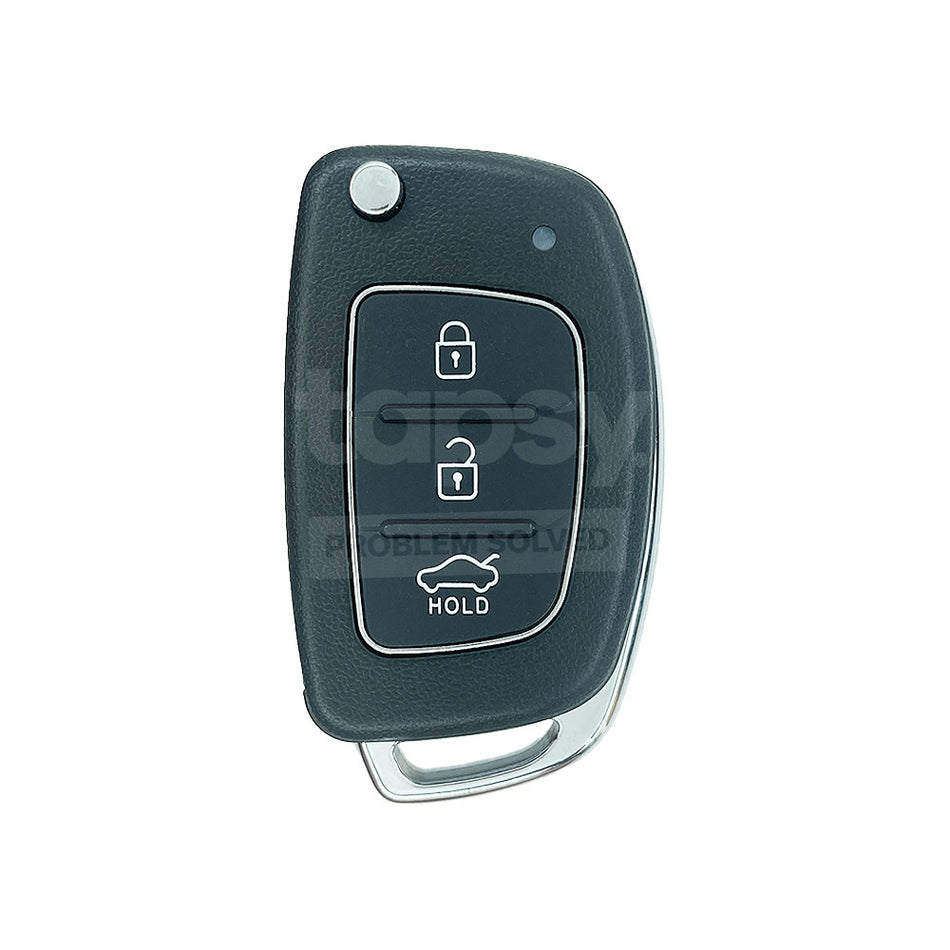 Hyundai Elantra 2017-2019 3 Buttons Flip Remote Key 4D60 433MHz 95430-F2110 FCC ID: OKA-420T