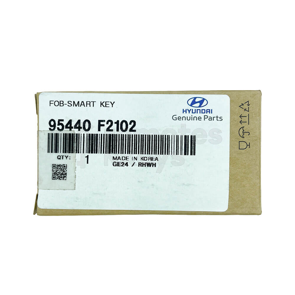 Hyundai Elantra 2019-2021 Genuine 3 Buttons Smart Remote Key 8A 433MHz 95440-F2102 FCC ID: FG00140