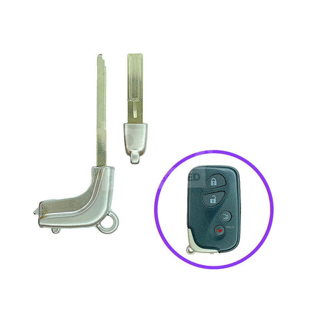 Lexus 2005 Smart Key Emergency Blade TOY48 One Side 69515-50260
