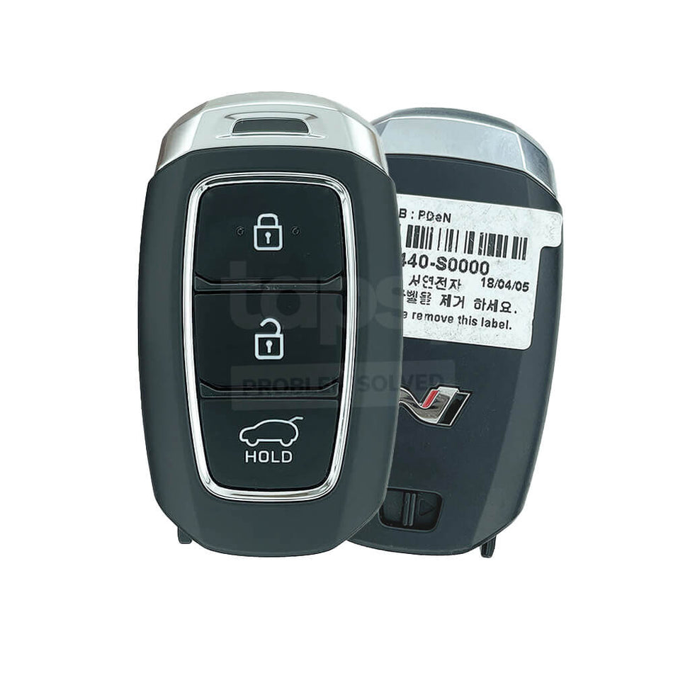 Hyundai i30 N Line 2018 Original 3 Buttons Smart Remote Key 8A 433MHz 95440-S0000 FCC ID: SYEC3FOB1608