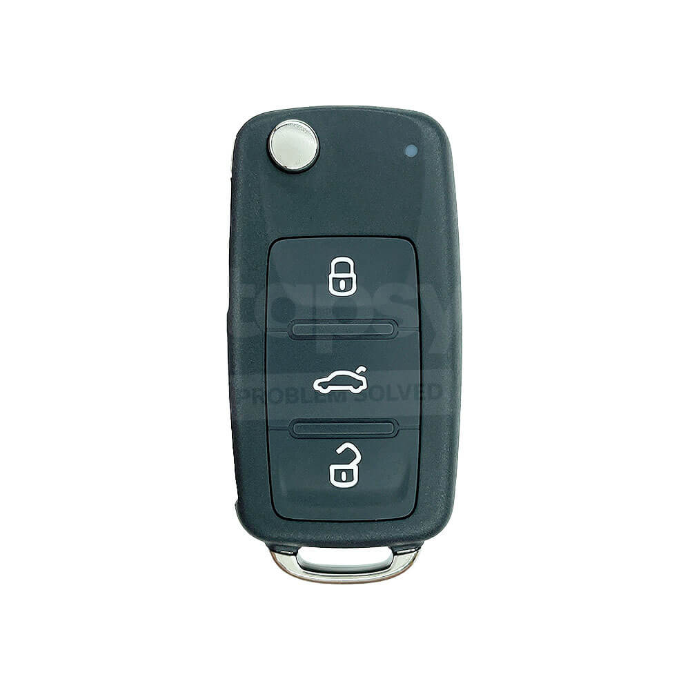 Volkswagen Golf/Jetta/Polo/Caddy Original 3 Buttons Flip Remote Key ID48 434MHz 5K0 837 202 AD