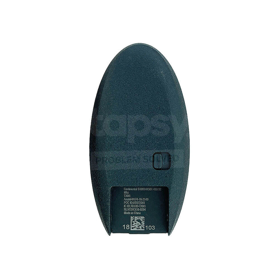 Nissan 2022 Original 2 Buttons Smart Remote Key 4A 433MHz S180144501
