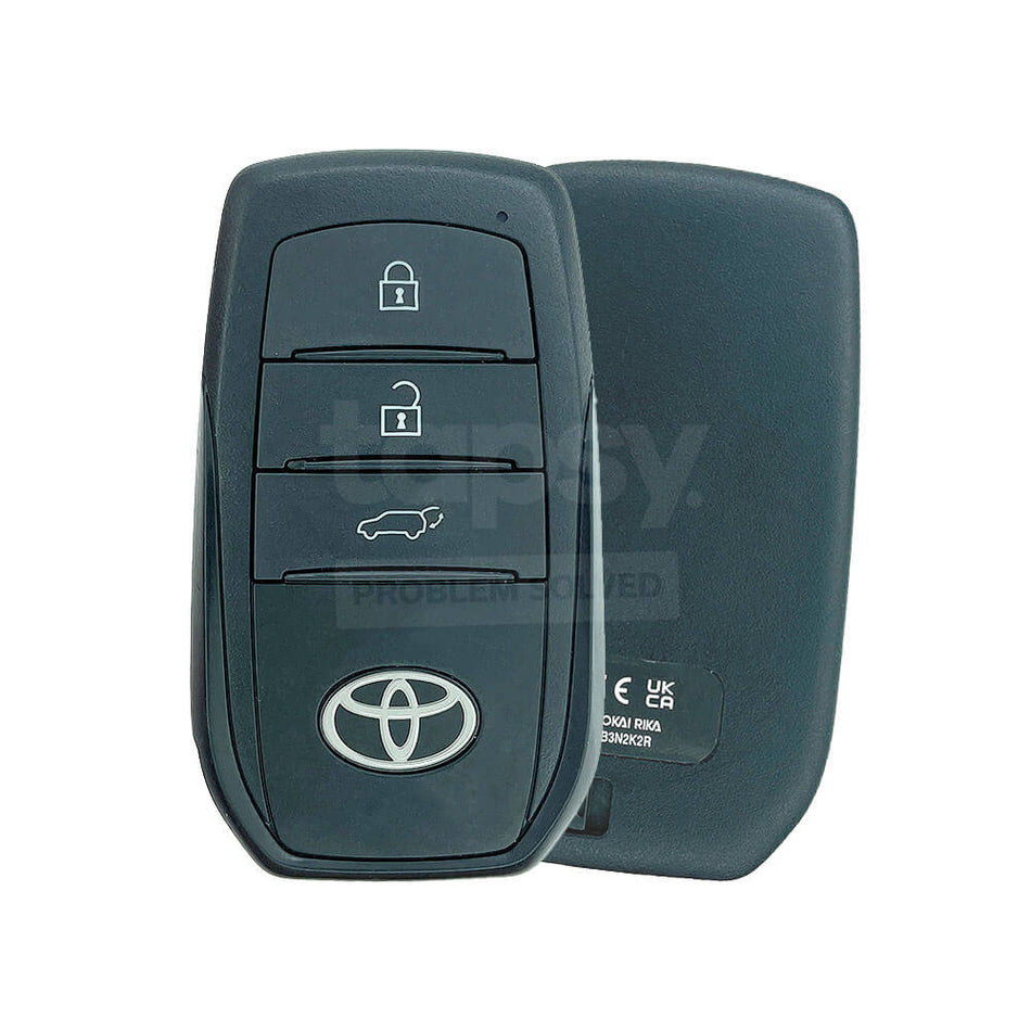 Toyota Land Cruiser Prado 2022-2024 Original 3 Buttons Smart Remote Key 8A 433/434MHz 8990H-60522 FCC ID: B3N2K2R