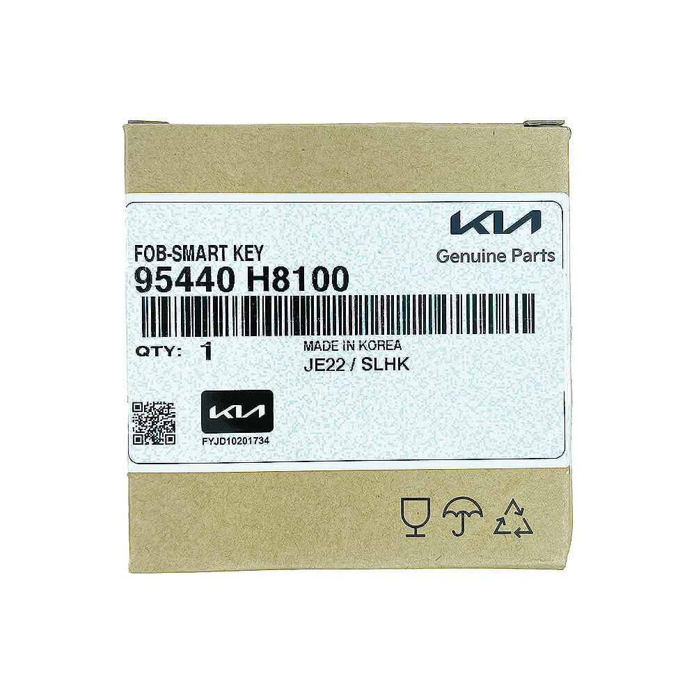 Kia Rio/Stonic 2018-2021 Genuine 3 Buttons Smart Remote Key 8A 433MHz 95440-H8100 FCC ID: SYEC3FOB1611