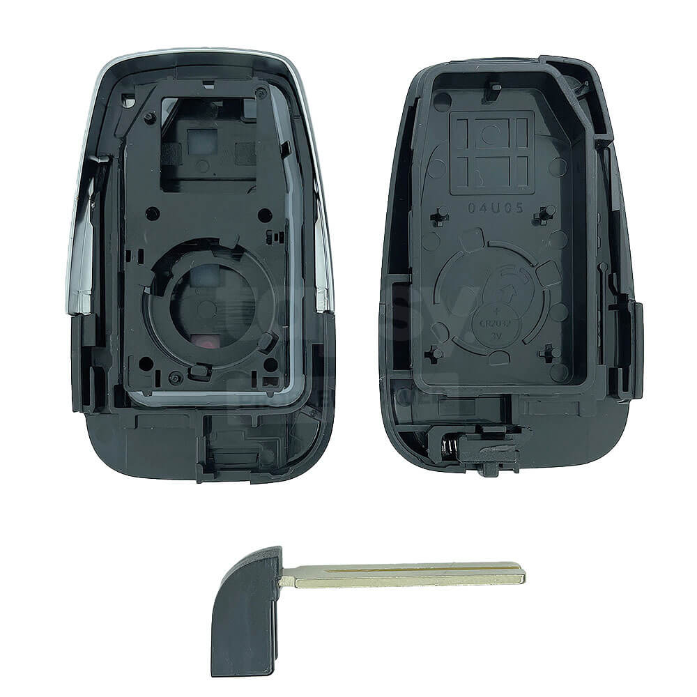 Toyota Rav4/Kluger 3+1 SUV Buttons Smart Remote Key Shell/Case With Blade Fits Genuine Board