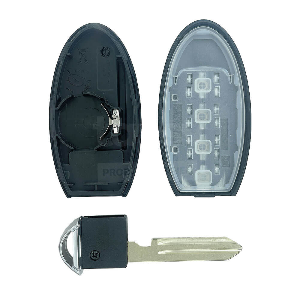 Nissan Patrol/Murano 3+1 Buttons Smart Remote Key Shell/Case With NSN14 Blade