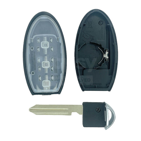 Nissan Patrol/Pulsar/Patrol 2+1 Buttons Smart Remote Key Shell/Case With NSN14 Blade