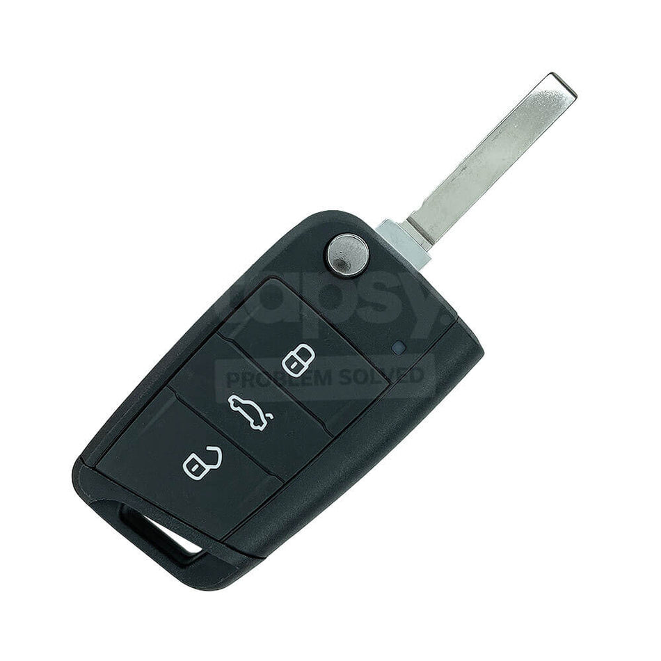 Volkswagen Polo/Tiguan 2014 3 Buttons Remote Key Shell/Case HU162 Blade
