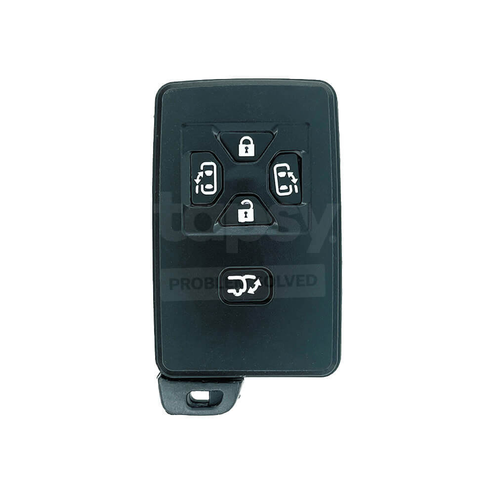 Toyota Tarago/Alphard 5 Buttons Smart Remote Key Shell/Case With Blade ...