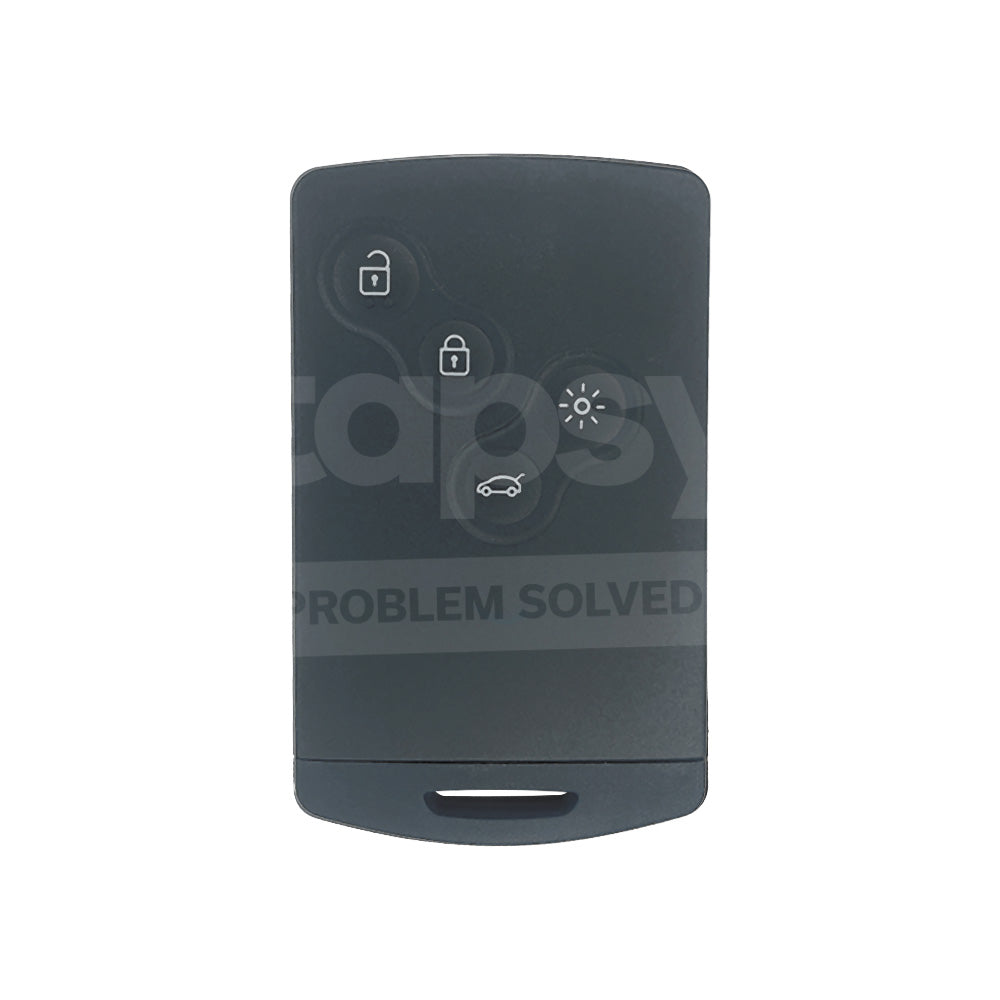 Renault Captur/Cilo/Trafic 2013-2017 4 Buttons Smart Card Style Remote Key 4A 433MHz 285971998R