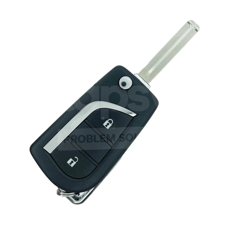 Toyota Yaris 2019-2023 2 Buttons Genuine Flip Remote Key 312/314MHz 89070-K0040