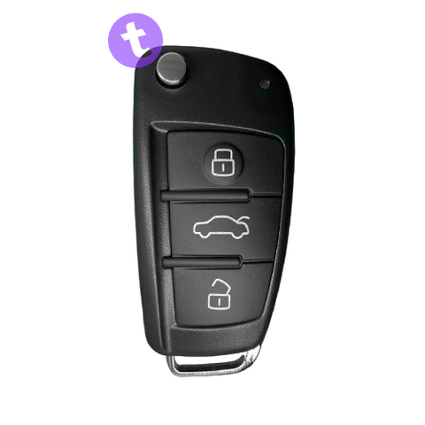 Audi 3 Buttons Key Remote Case/Shell/Blank/Enclosure For A2/ A3/ A4/ A6/ A8/ Q5/ Q7/ TT