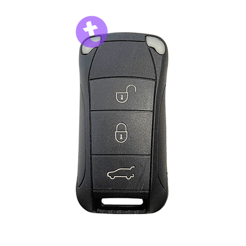 Porsche 3 Buttons Remote Flip Key /Case/Shell/Blank/Enclosure For Cayenne