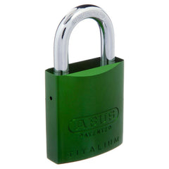 ABUS Rekeyable Green Colour Padlock Aluminium and Titanium 83/45(Key a like/Key a differ)