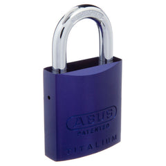 ABUS Rekeyable Purple Colour Padlock Aluminium and Titanium 83/45(Key a like/Key a differ)