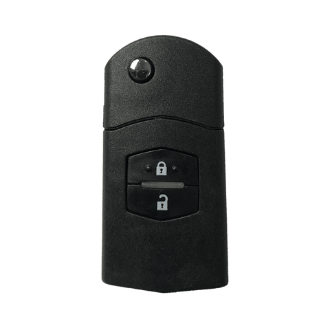 Mazda 2 Buttons Flip Key/Remote Case/Shell/Blank/Enclosure For 2/3/6/MPV/RX8/BT50/CX-7/CX-9