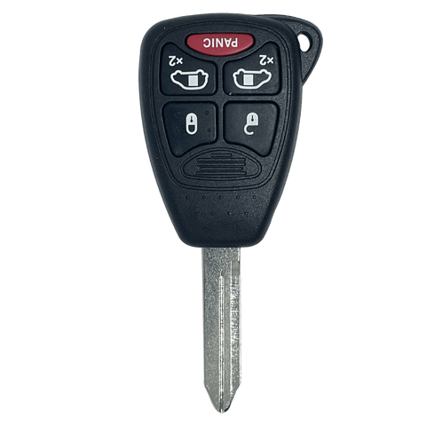 Jeep/Chrysler/Dodge  4 Buttons + Panic Key/Remote Case/Shell/Blank/Enclosure For 200/Aspen/Sebring/Avenger/Caliber/Caravan/Nitro