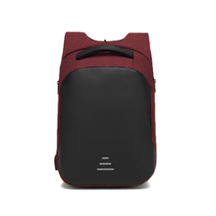 Smart Anti Theft Waterproof Laptop Backpack with USB Charging- Red Colour.