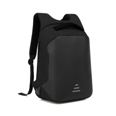 Smart Anti Theft Waterproof Laptop Backpack with USB Charging- Black Colour.