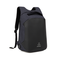 Smart Anti Theft Waterproof Laptop Backpack with USB Charging- Blue Colour.