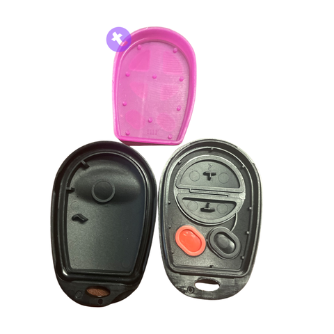 Toyota 4 Buttons Remote/Case/Shell/Blank/Enclosure For Aurion/Kluger