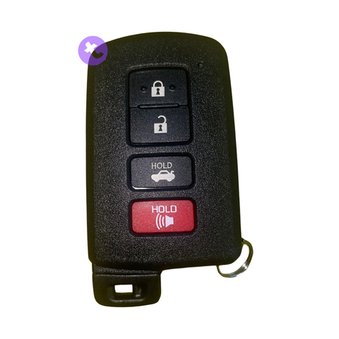 Toyota 4 Buttons Key Remote Case/Shell/Blank/Enclosure For Camry (Push Button Start)