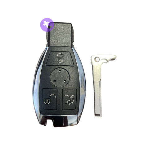 Slot/Turn Knob Key for Mercedes SLK ( 2004 - 2014) Multiple Frequency 315-433 MHz (3 Button)