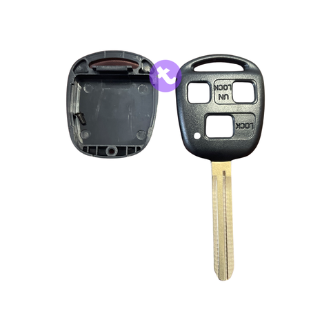 Toyota 3 Buttons Key Remote Case/Shell/Blank/Enclosure For Camry/ Prado/ Corolla