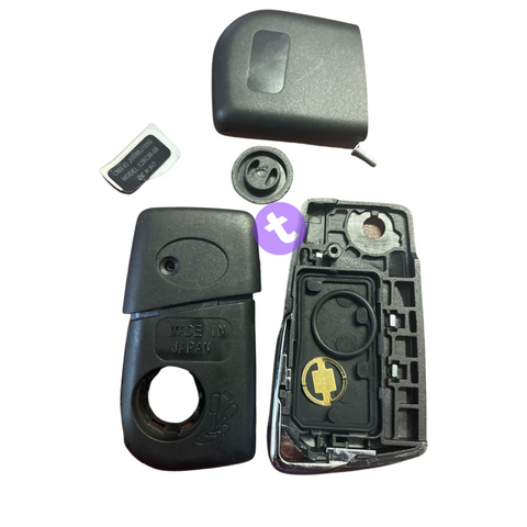 Toyota 2 Buttons Flip Key/Remote Case/Shell/Blank/Enclosure For Corolla/Yaris/Celica